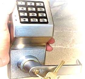 Commercial Alarm Lock installed in Charlotte