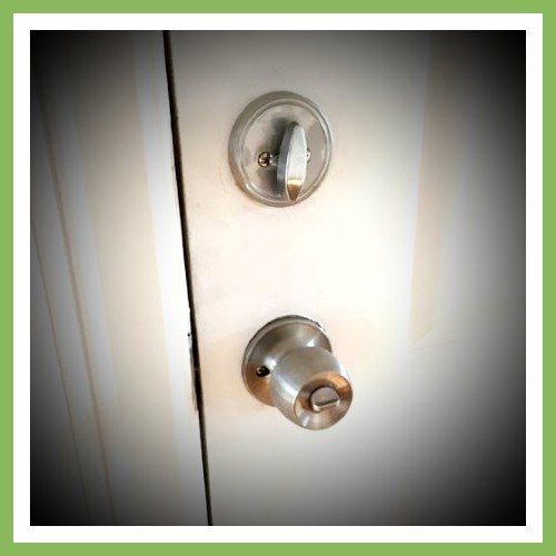 Residential door knob & deadbolt installed in Gastonia