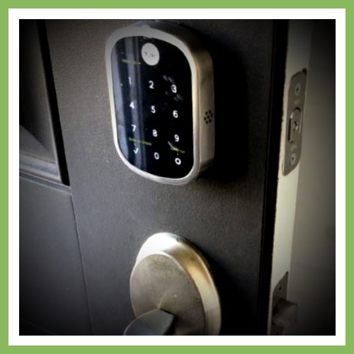 Yale electronic lighted keypad touchscreen deadbolt installed in Harrisburg